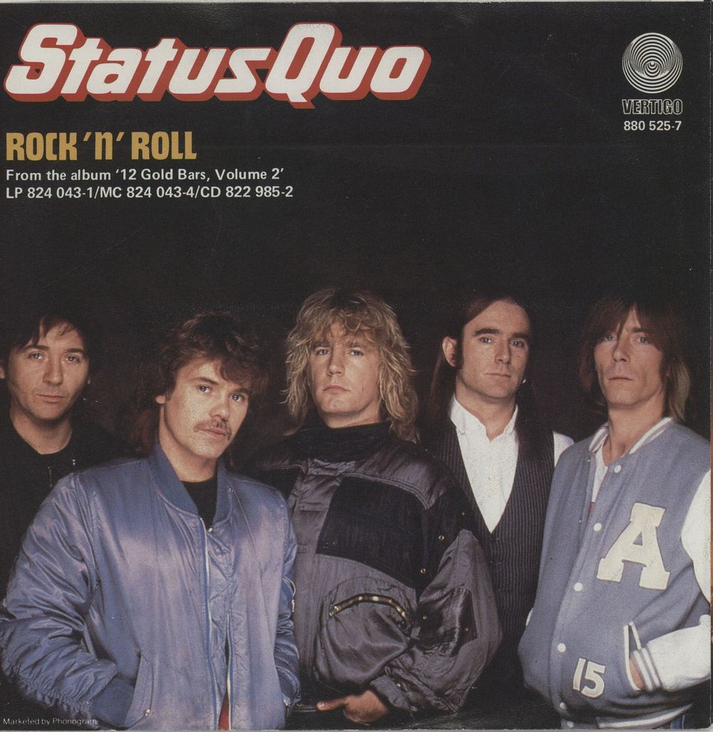 Status Quo Rock 'n' Roll Dutch 7" vinyl single (7 inch record / 45)