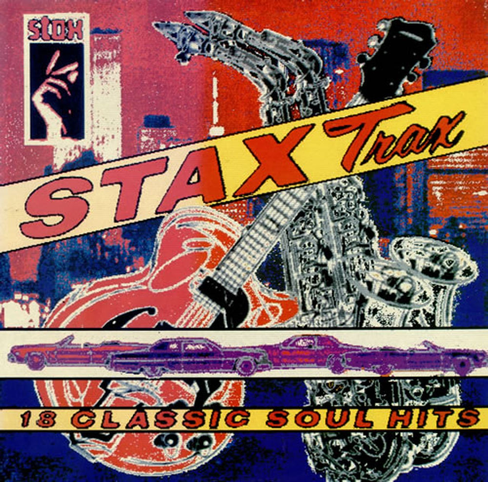 Stax Stax Trax UK vinyl LP album (LP record) CBR1023