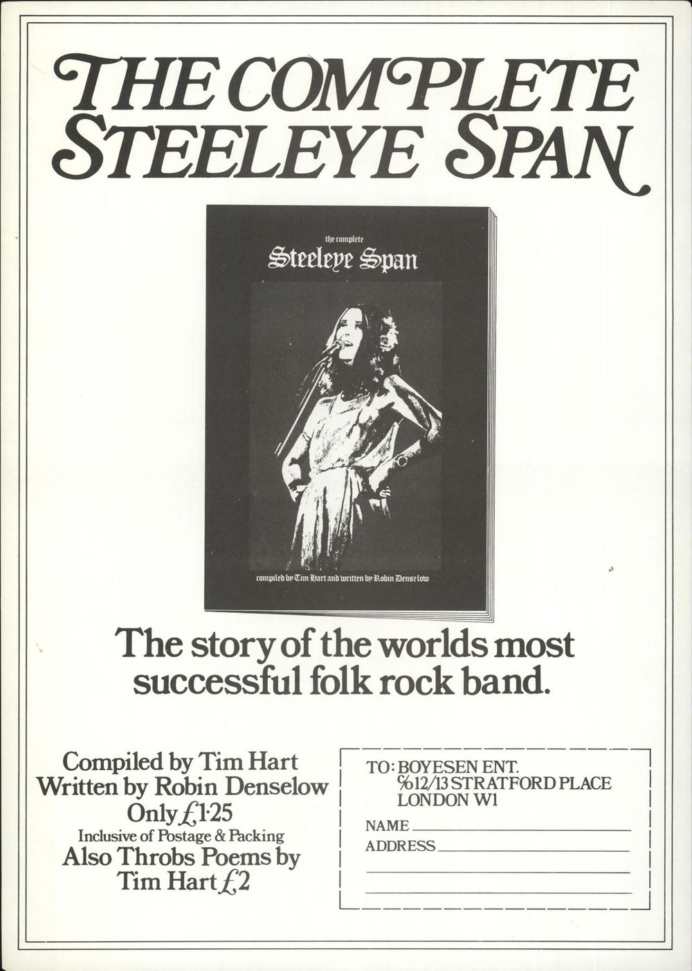 Steeleye Span Live At Last! UK vinyl LP album (LP record)