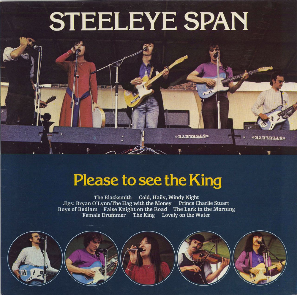 Steeleye Span Please To See The King - 3rd UK vinyl LP album (LP record) CREST8