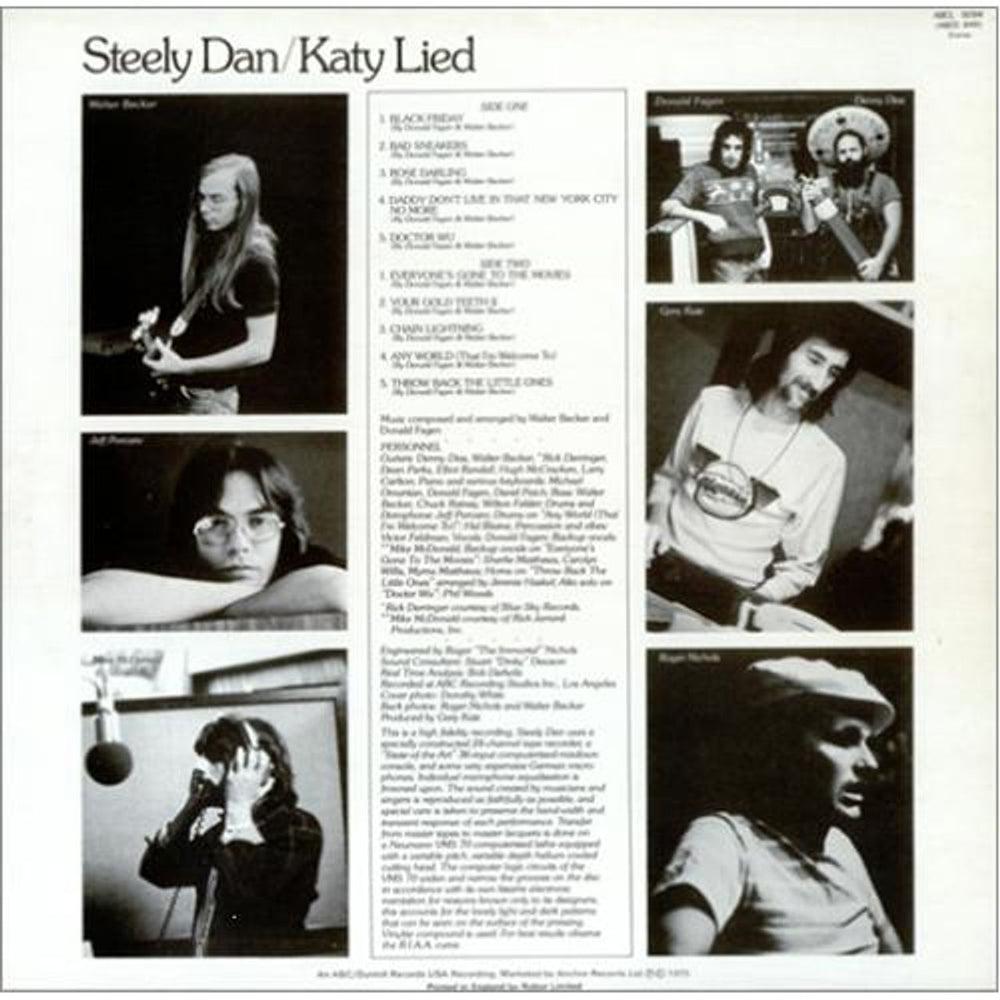 Steely Dan Katy Lied - 1st UK vinyl LP album (LP record) S-DLPKA251796