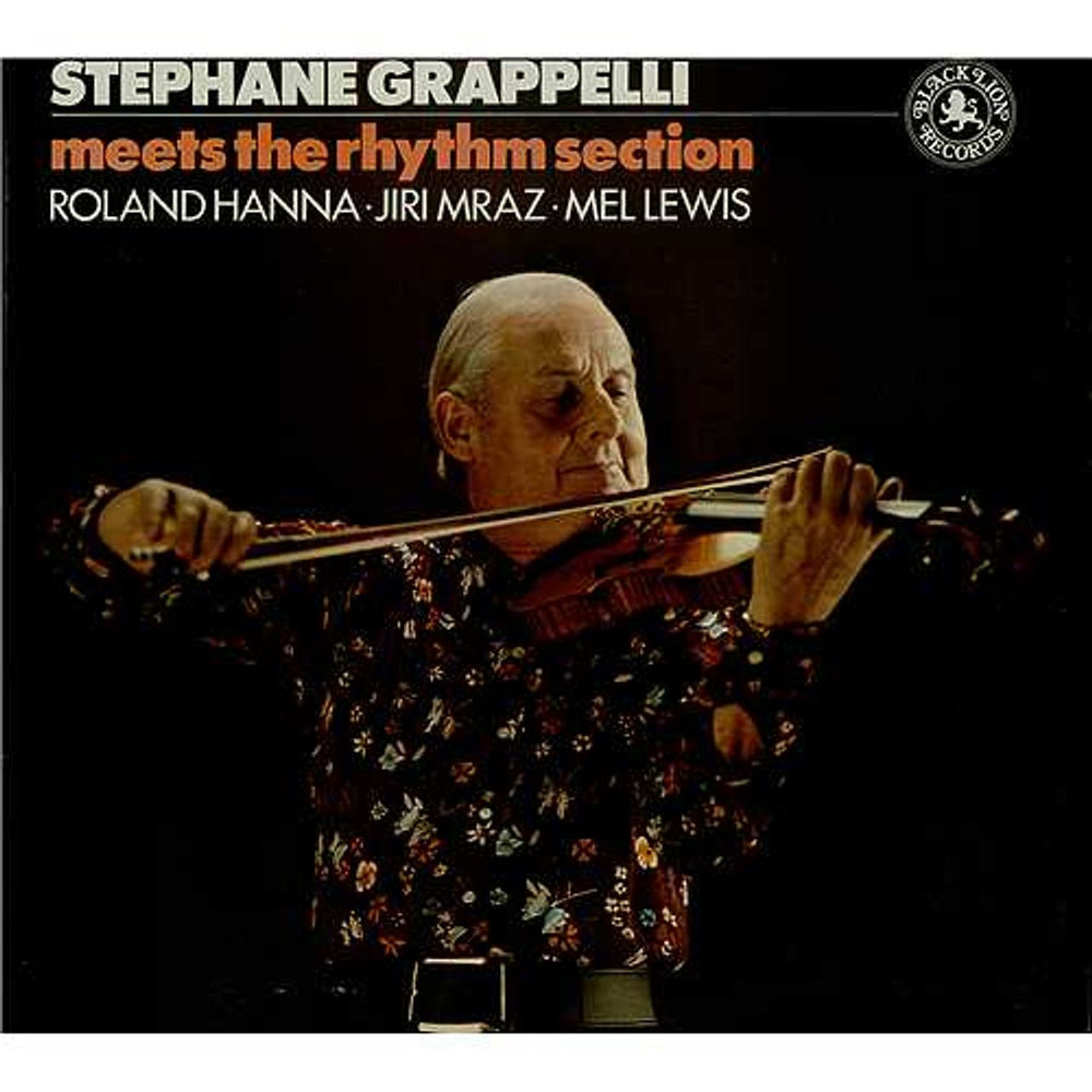 Stéphane Grappelli Meets The Rhythm Section UK vinyl LP album (LP record) BLP30183