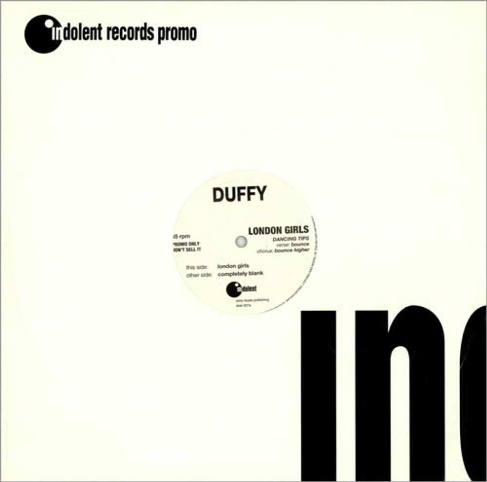 Stephen Tintin Duffy London Girls UK Promo 12" vinyl single (12 inch record / Maxi-single) DOLE007