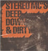 Stereo MCs Deep Down & Dirty UK Promo 12" vinyl single (12 inch record / Maxi-single) 12STEREO4