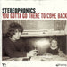 Stereophonics You Gotta Go There To Come Back UK CD album (CDLP) VVR1021902