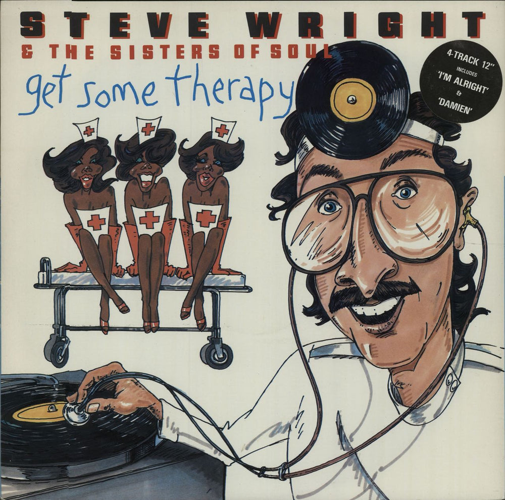 Steve Wright Get Some Therapy UK 12" vinyl single (12 inch record / Maxi-single) RCAT362