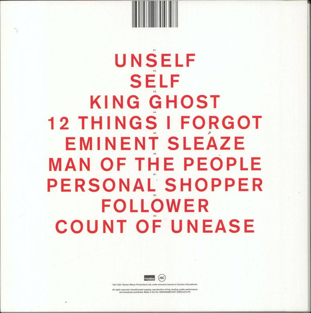 Steven Wilson The Future Bites - 180gm Red Vinyl UK vinyl LP album (LP record) 602508804397