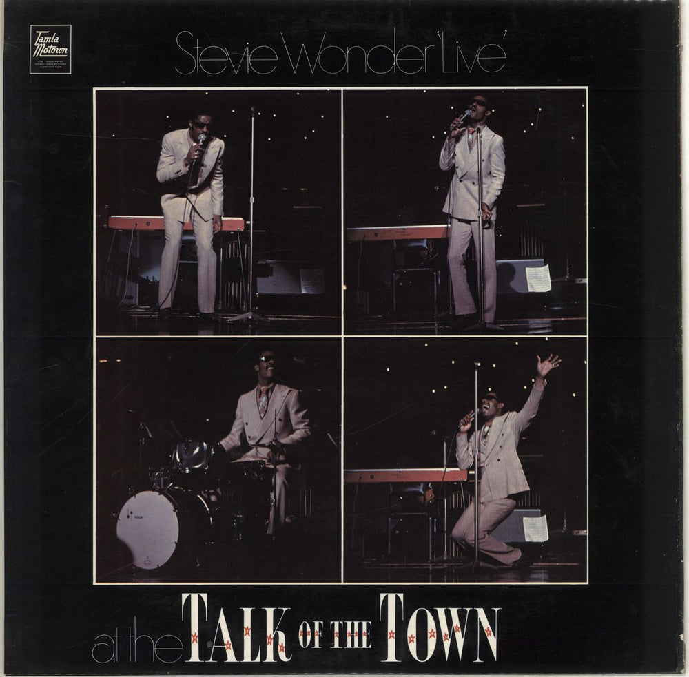 Stevie Wonder 'Live' At The Talk Of The Town UK vinyl LP album (LP record) STML11164