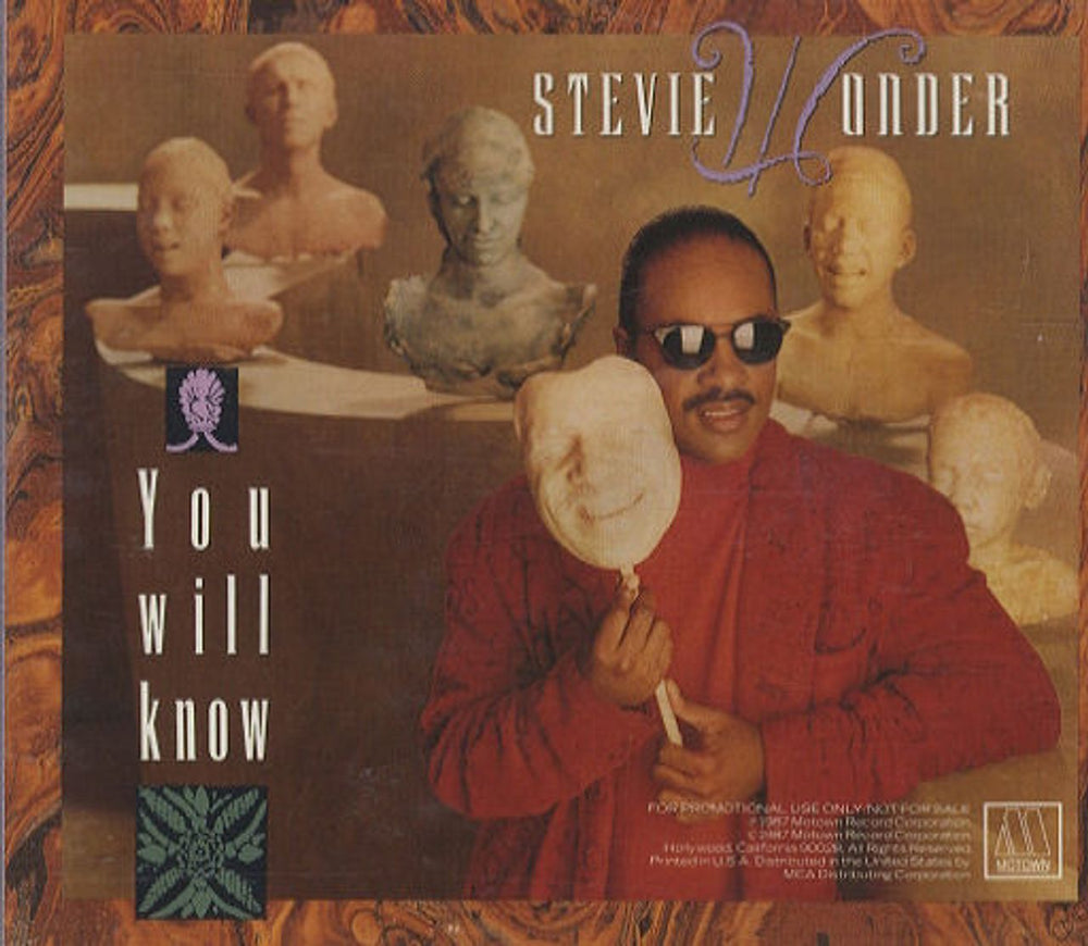 Stevie Wonder You Will Know US Promo 3" CD single (CD3) PR222MD