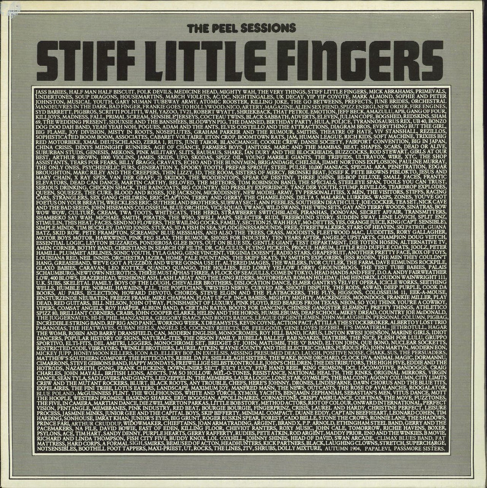 Stiff Little Fingers The Peel Sessions EP - EX UK 12" vinyl single (12 inch record / Maxi-single) SFPS004