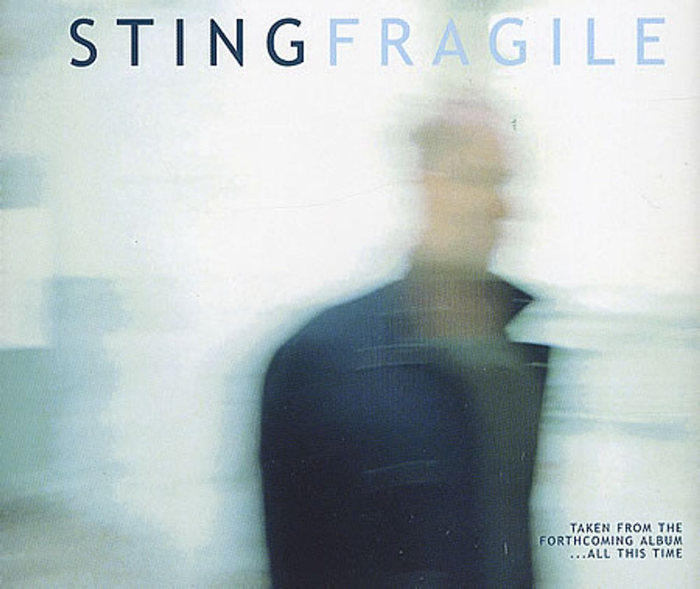 Sting Fragile UK Promo CD single (CD5 / 5") FRAGILE1