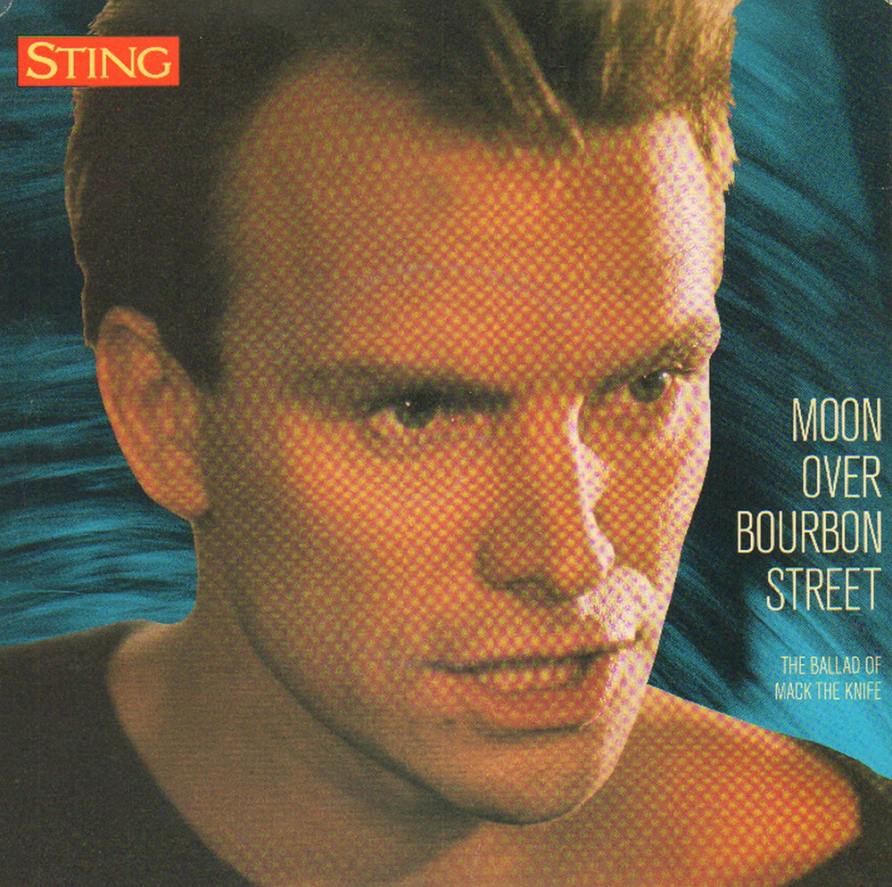 Sting Moon Over Bourbon Street UK 7" vinyl single (7 inch record / 45) AM305