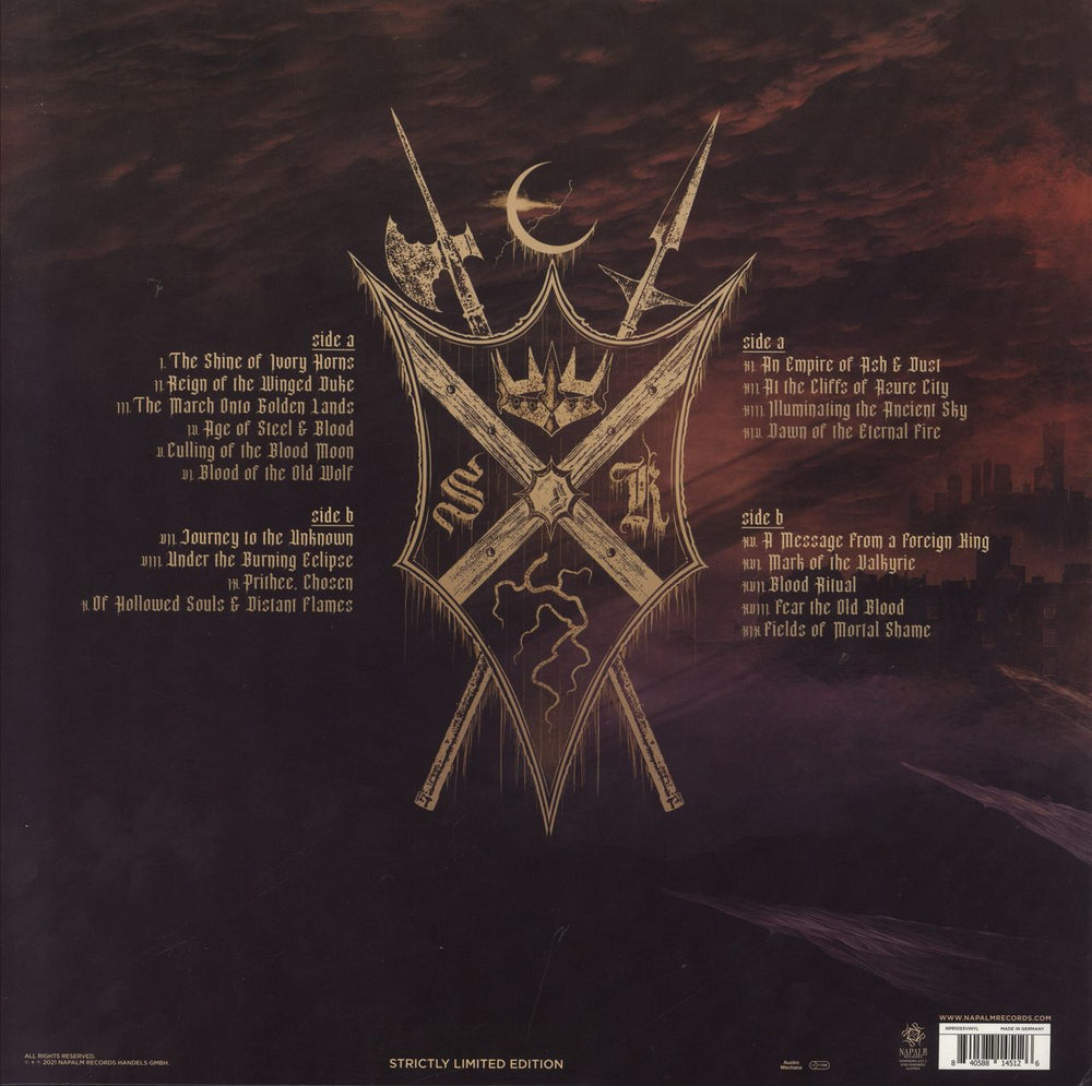 Stormruler  Under The Burning Eclipse UK 2-LP vinyl record set (Double LP Album) 840588145126