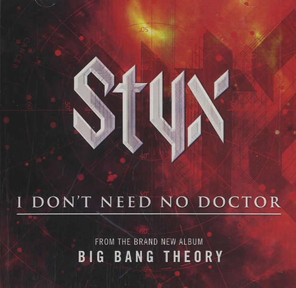 Styx I Don't Need No Doctor US Promo CD-R acetate CDR ACETATE