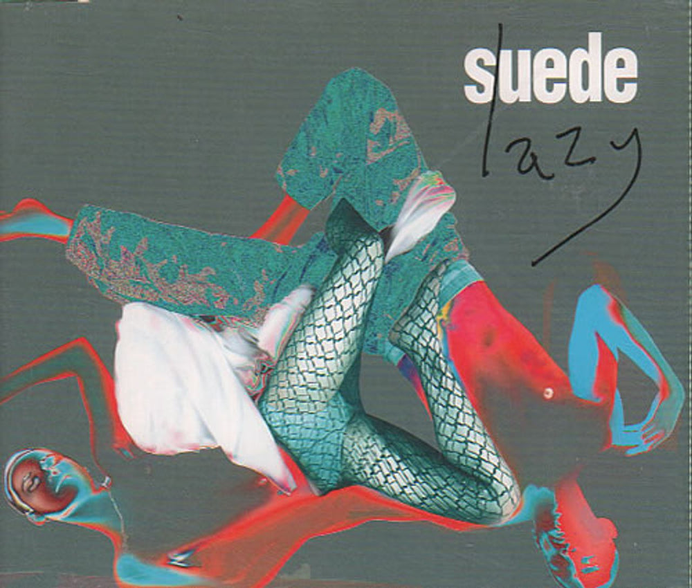 Suede Lazy UK CD single (CD5 / 5") NUD27CD2