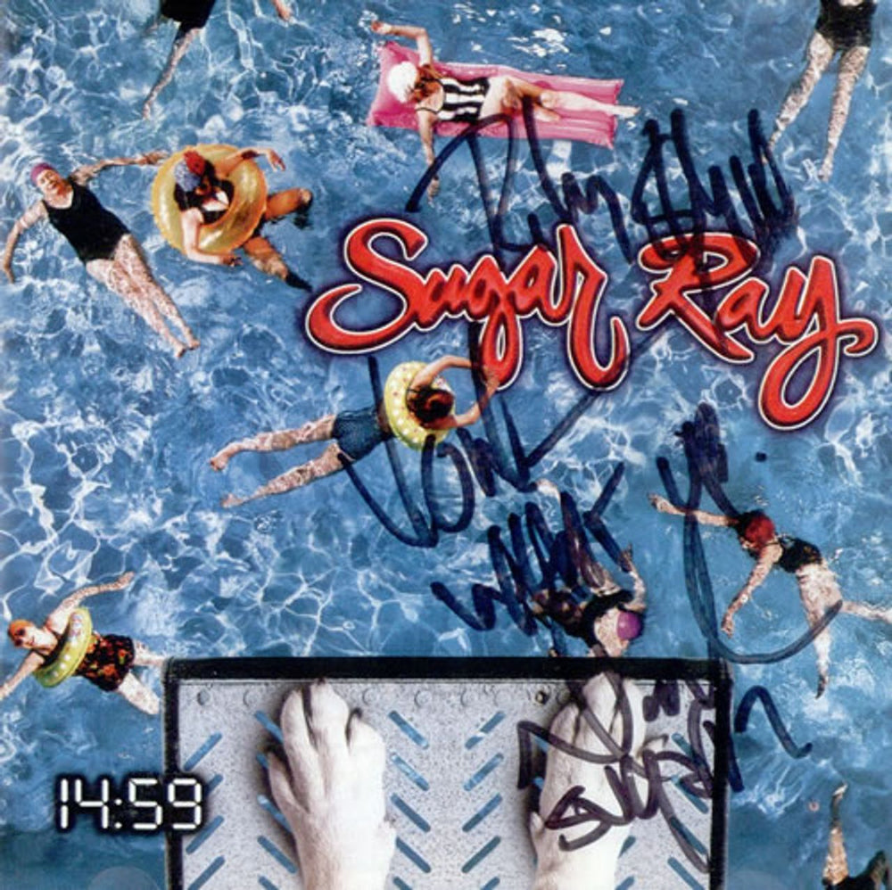 Sugar Ray 14:59 - Autographed US CD album (CDLP) 83151-2