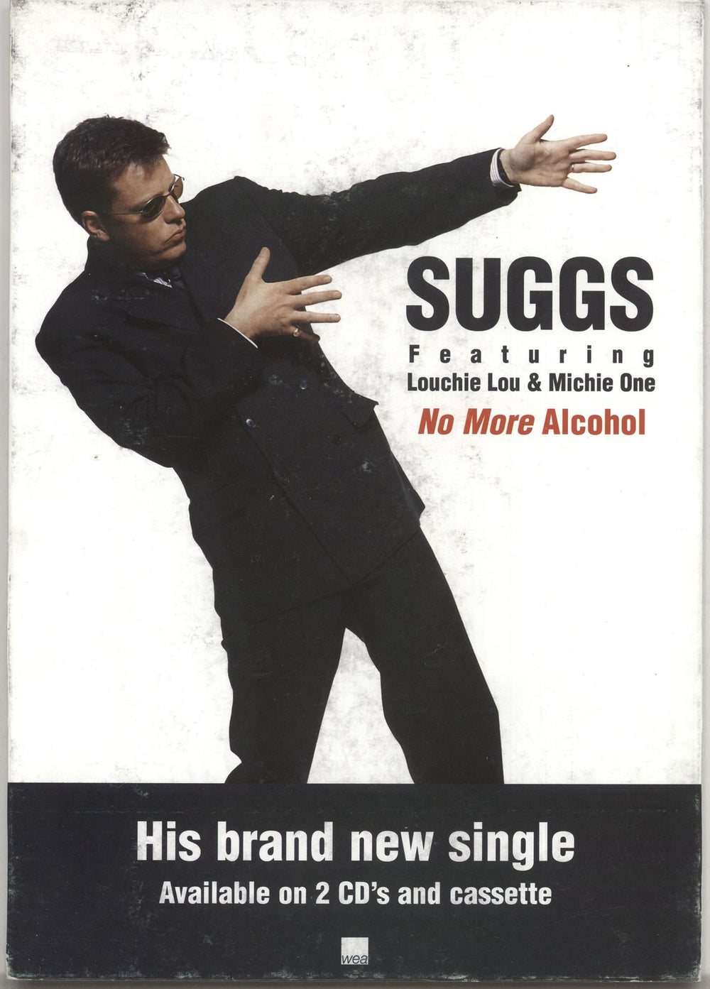 Suggs No More Alcohol - Display UK Promo display 8 X 12