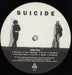 Suicide The Second Album + The First Rehearsal Tapes - VG UK 2-LP vinyl record set (Double LP Album) SUD2LTH369814