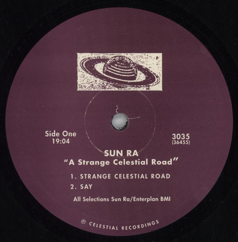 Sun Ra Strange Celestial Road US vinyl LP album (LP record) SR4LPST815332