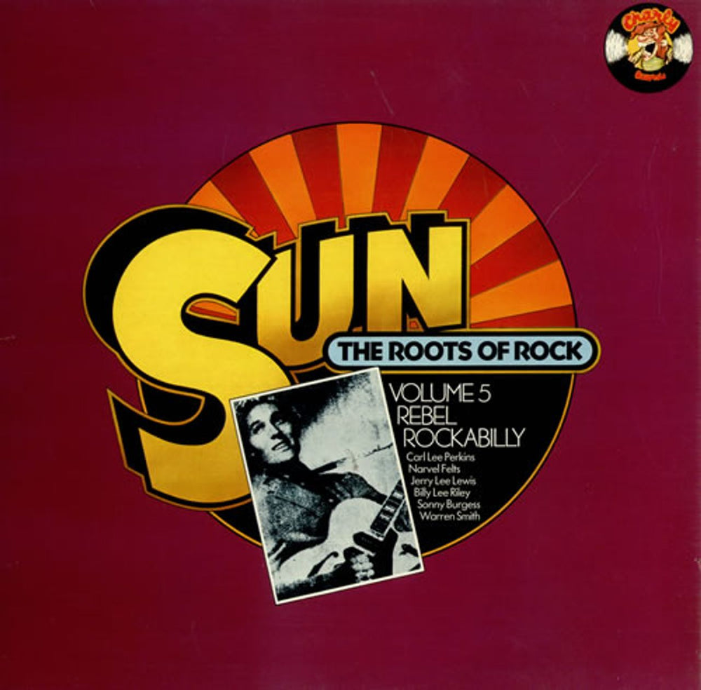 Sun Records The Roots Of Rock Vol. 5 - Rebel Rockabilly UK vinyl LP album (LP record) CR30105