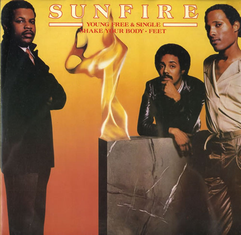 Sunfire Young, Free And Single - P/s UK 12" vinyl single (12 inch record / Maxi-single) W9897T