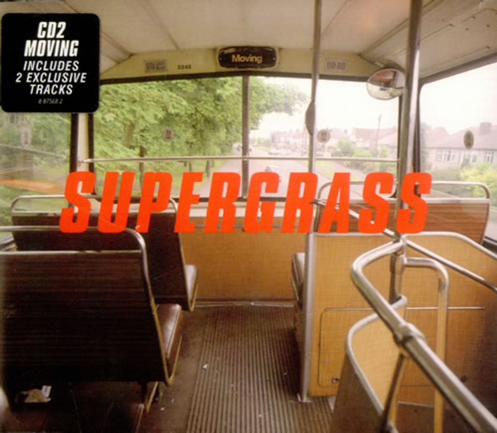 Supergrass Moving - CD2 UK CD single (CD5 / 5") CDR6524