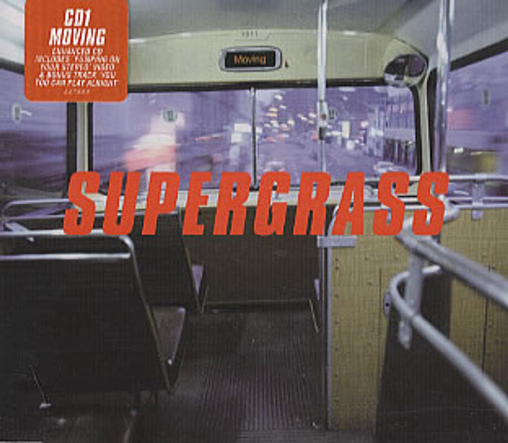 Supergrass Moving - Parts 1 & 2 UK 2-CD single set (Double CD single) CDR/S6524