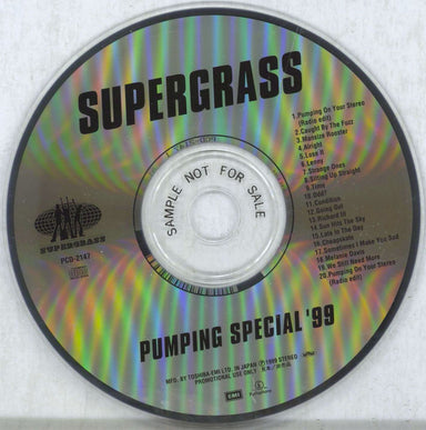 Supergrass Pumping Special '99 Japanese Promo CD album (CDLP) SGSCDPU151624