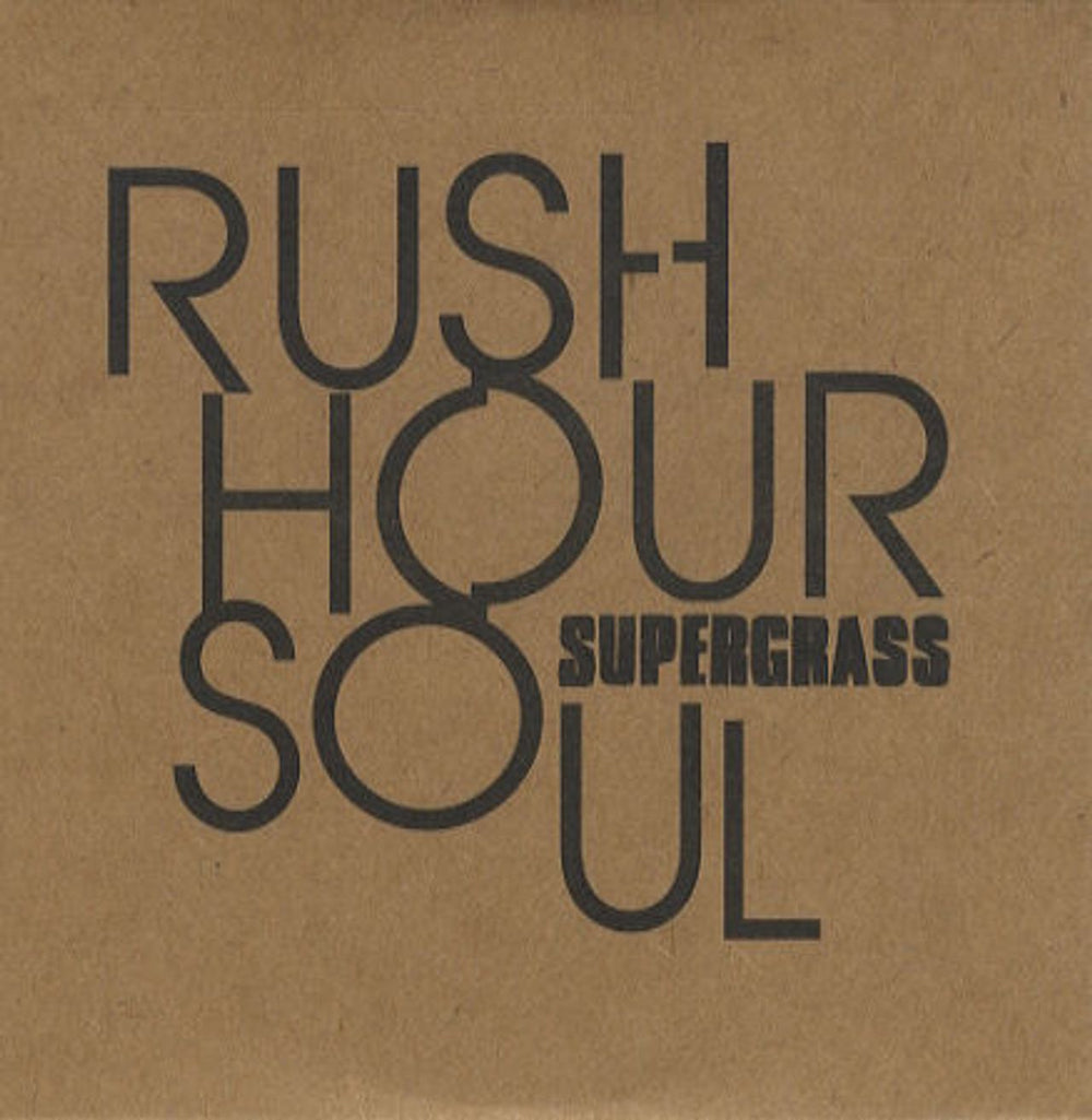 Supergrass Rush Hour Soul UK Promo CD single (CD5 / 5") CDRDJ6612