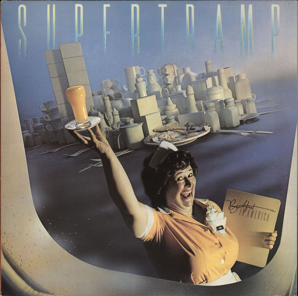 Supertramp Breakfast In America - 2nd UK vinyl LP album (LP record) AMLK63708