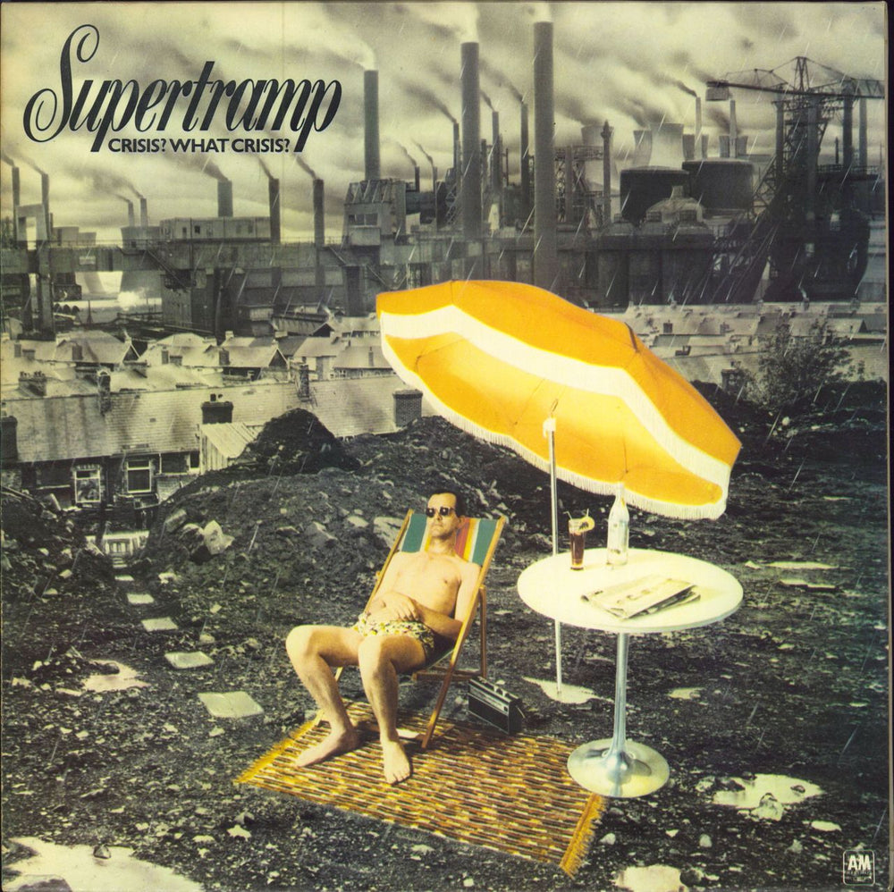 Supertramp Crisis? What Crisis? - 1st + Insert UK vinyl LP album (LP record) AMLH68347