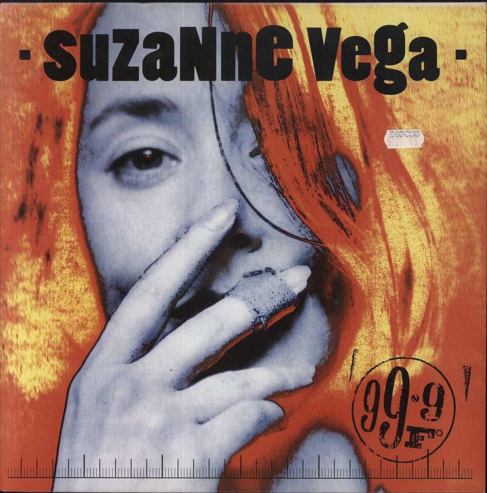 Suzanne Vega 99.9F° (Ninety-Nine Point Nine Fahrenheit Degrees) UK vinyl LP album (LP record) 540012-1