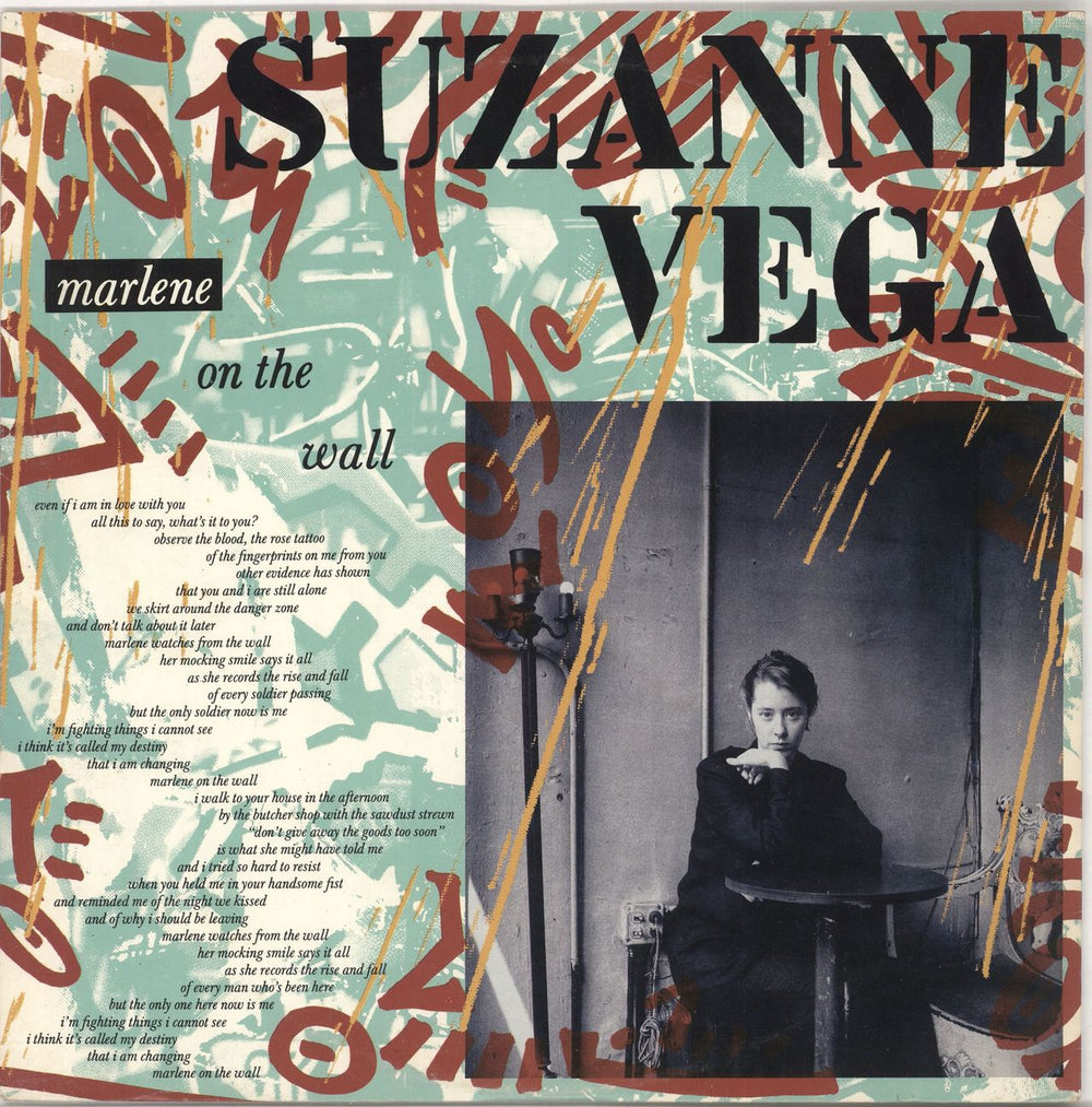 Suzanne Vega Marlene On The Wall UK 10" vinyl single (10 inch record) AMY309