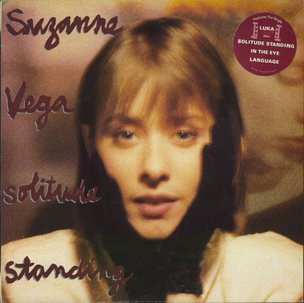 Suzanne Vega Solitude Standing Yugoslavian vinyl LP album (LP record) 2420503