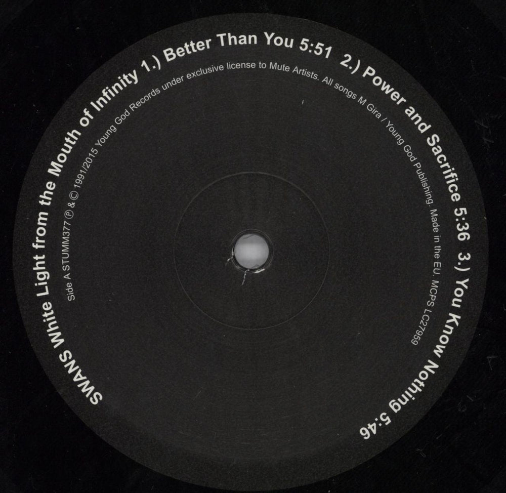 Swans White Light From The Mouth Of Infinity UK 2-LP vinyl record set (Double LP Album) SWN2LWH820789