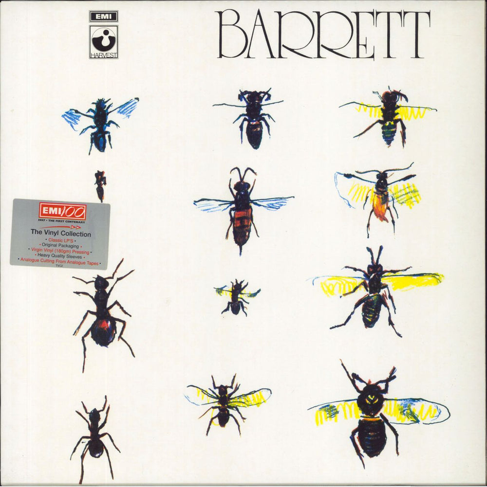 Syd Barrett Barrett - EMI100 Series - 180gm UK vinyl LP album (LP record) LPCENT24