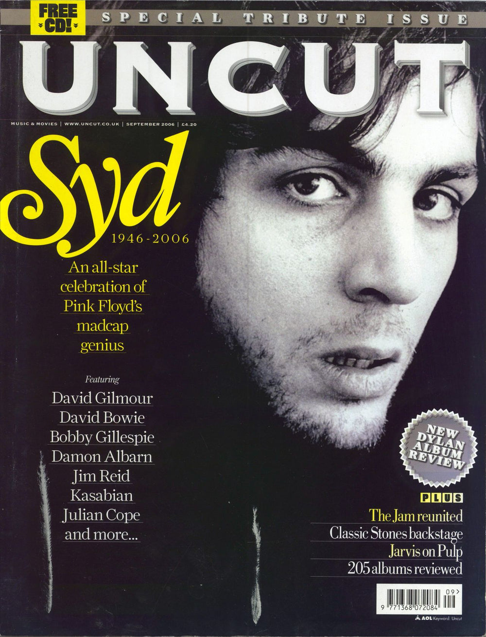 Syd Barrett Uncut - September 2006 UK magazine SEPTEMBER 2006