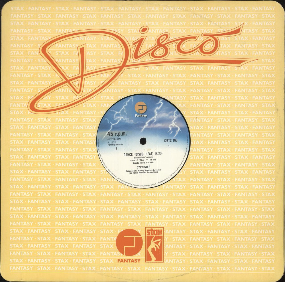 Sylvester Dance (Disco Heat) UK 12" vinyl single (12 inch record / Maxi-single) 12FTC163