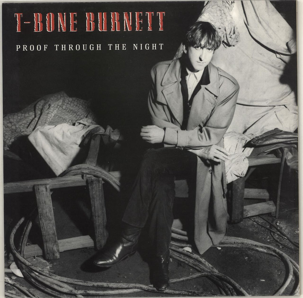 T-Bone Burnett Proof Through The Night UK vinyl LP album (LP record) FIEND14