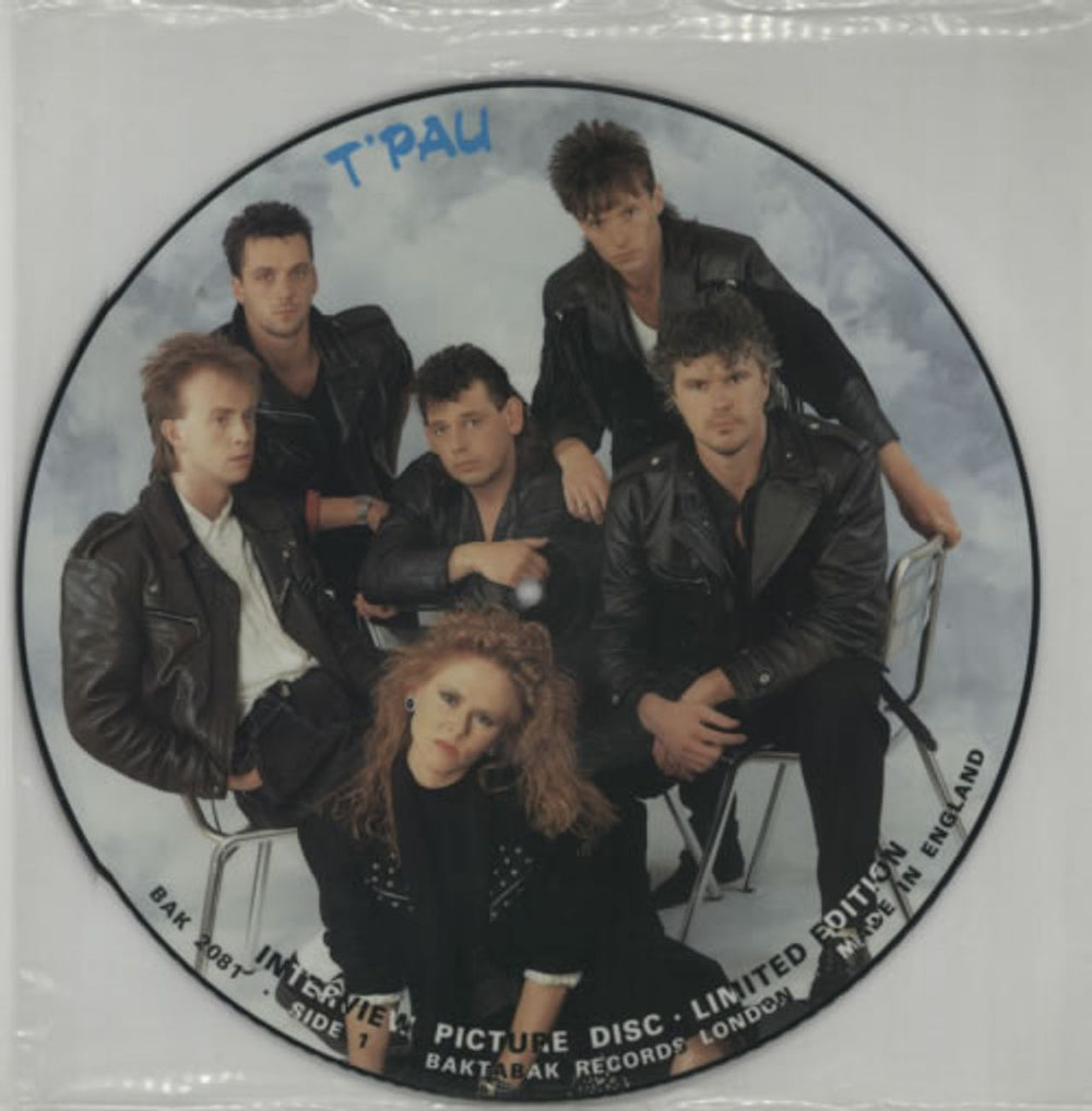 T'Pau Interview Picture Disc UK picture disc LP (vinyl picture disc album) BAK2081