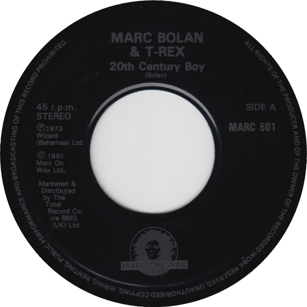 T-Rex / Tyrannosaurus Rex 20th Century Boy - Jukebox UK 7" vinyl single (7 inch record / 45) MARC501