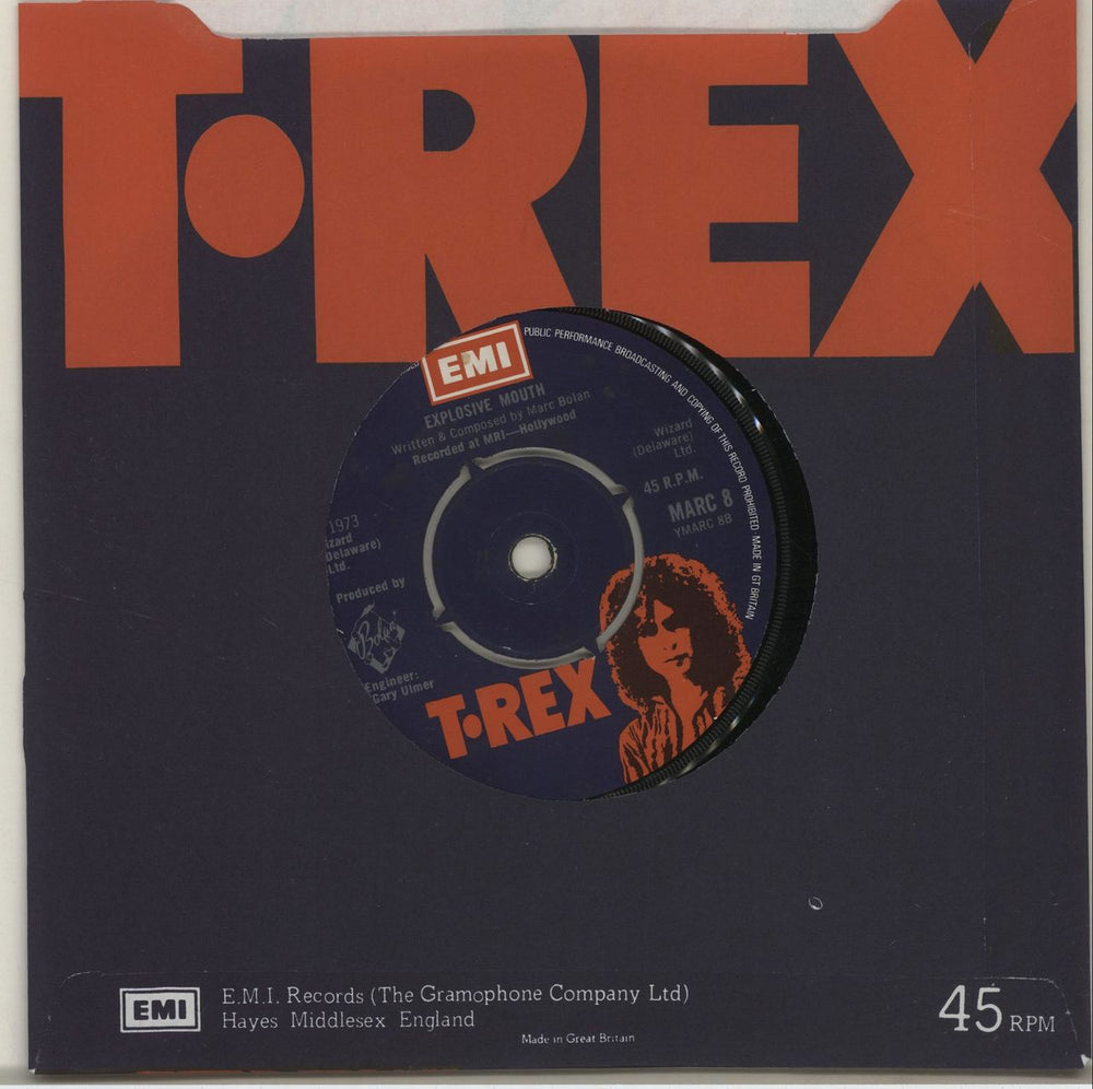 T-Rex / Tyrannosaurus Rex Light Of Love UK 7" vinyl single (7 inch record / 45) REX07LI114779