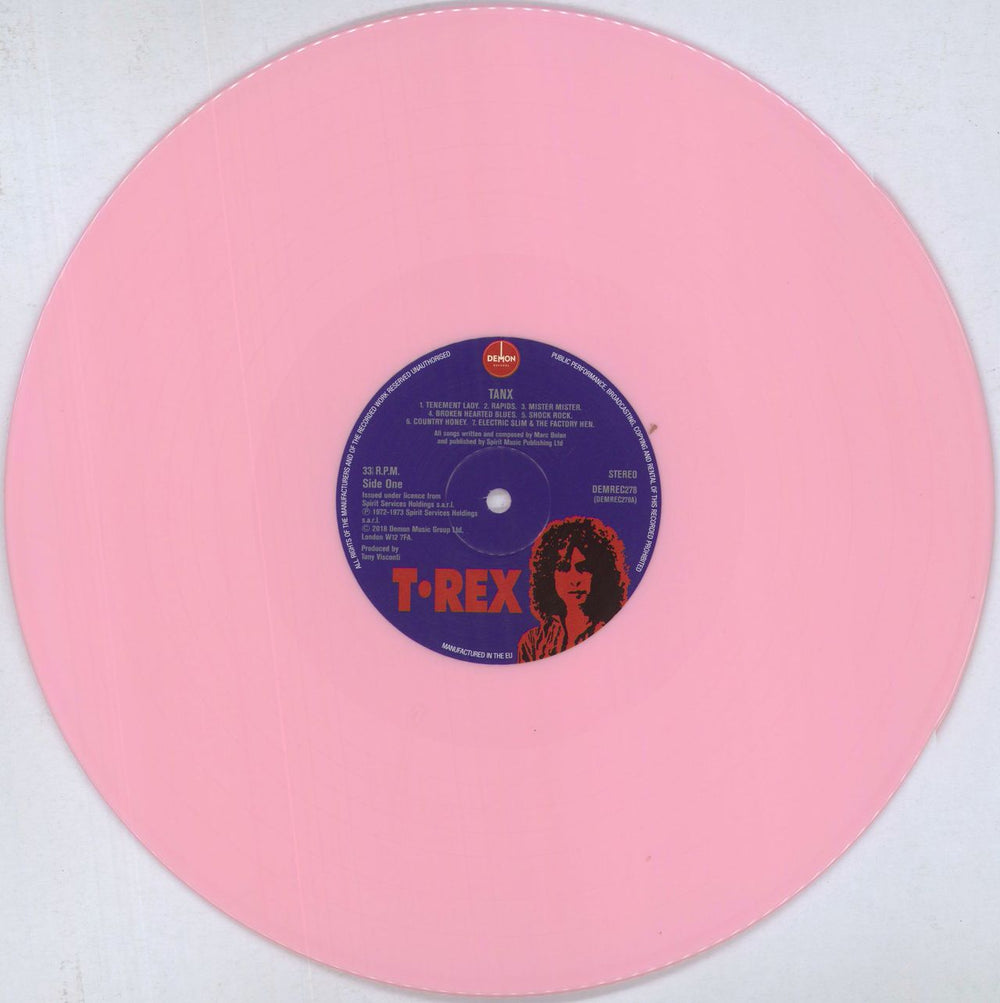 T-Rex / Tyrannosaurus Rex Tanx - Pink & Blue 180gram Vinyl UK 2-LP vinyl record set (Double LP Album) REX2LTA830953