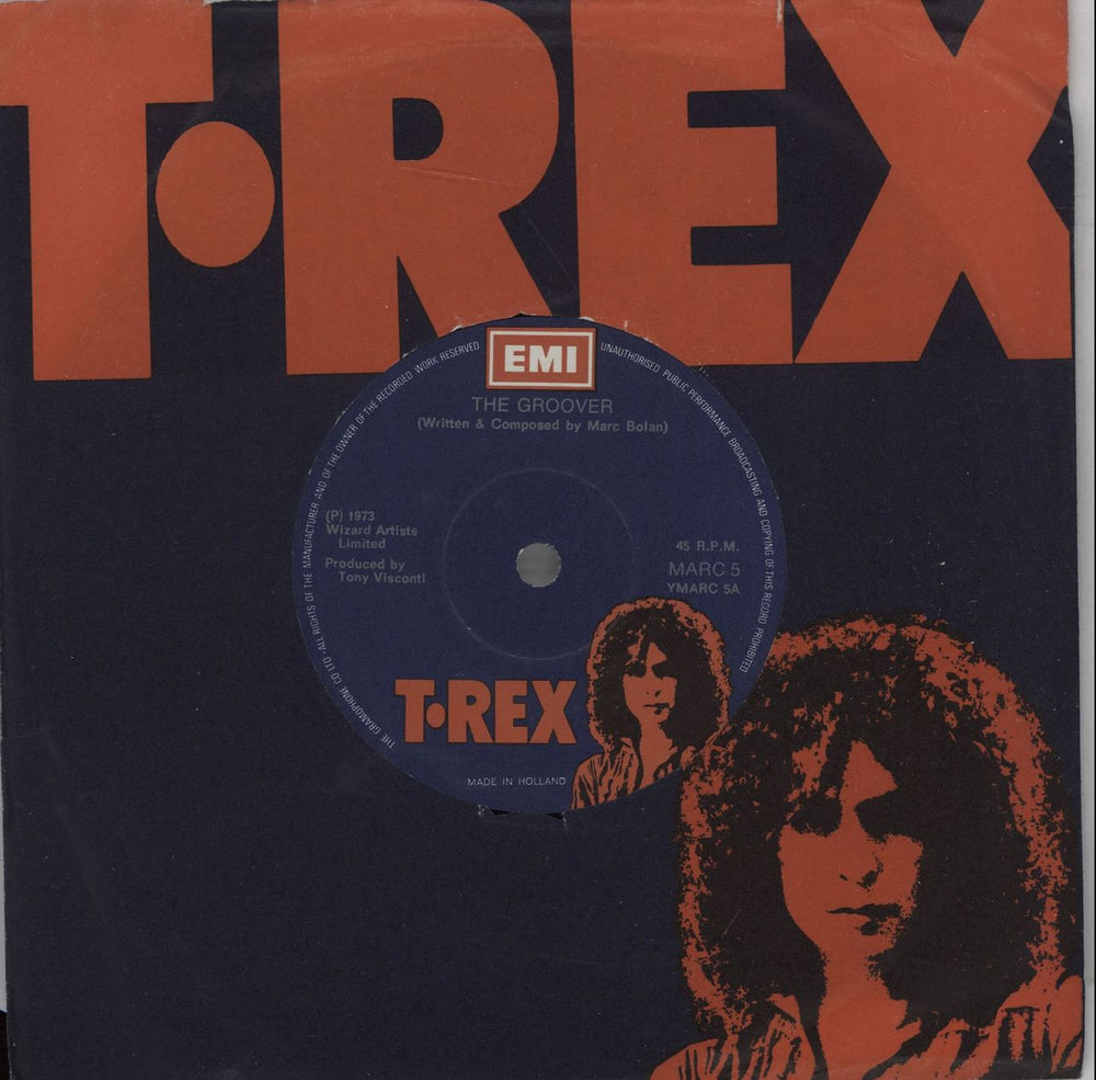 T-Rex / Tyrannosaurus Rex The Groover Dutch 7" vinyl single (7 inch record / 45) MARC5