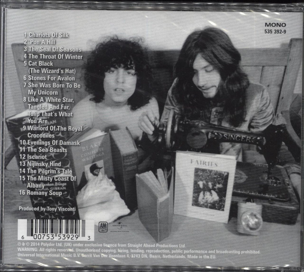 T-Rex / Tyrannosaurus Rex Unicorn UK CD album (CDLP) 600753539293