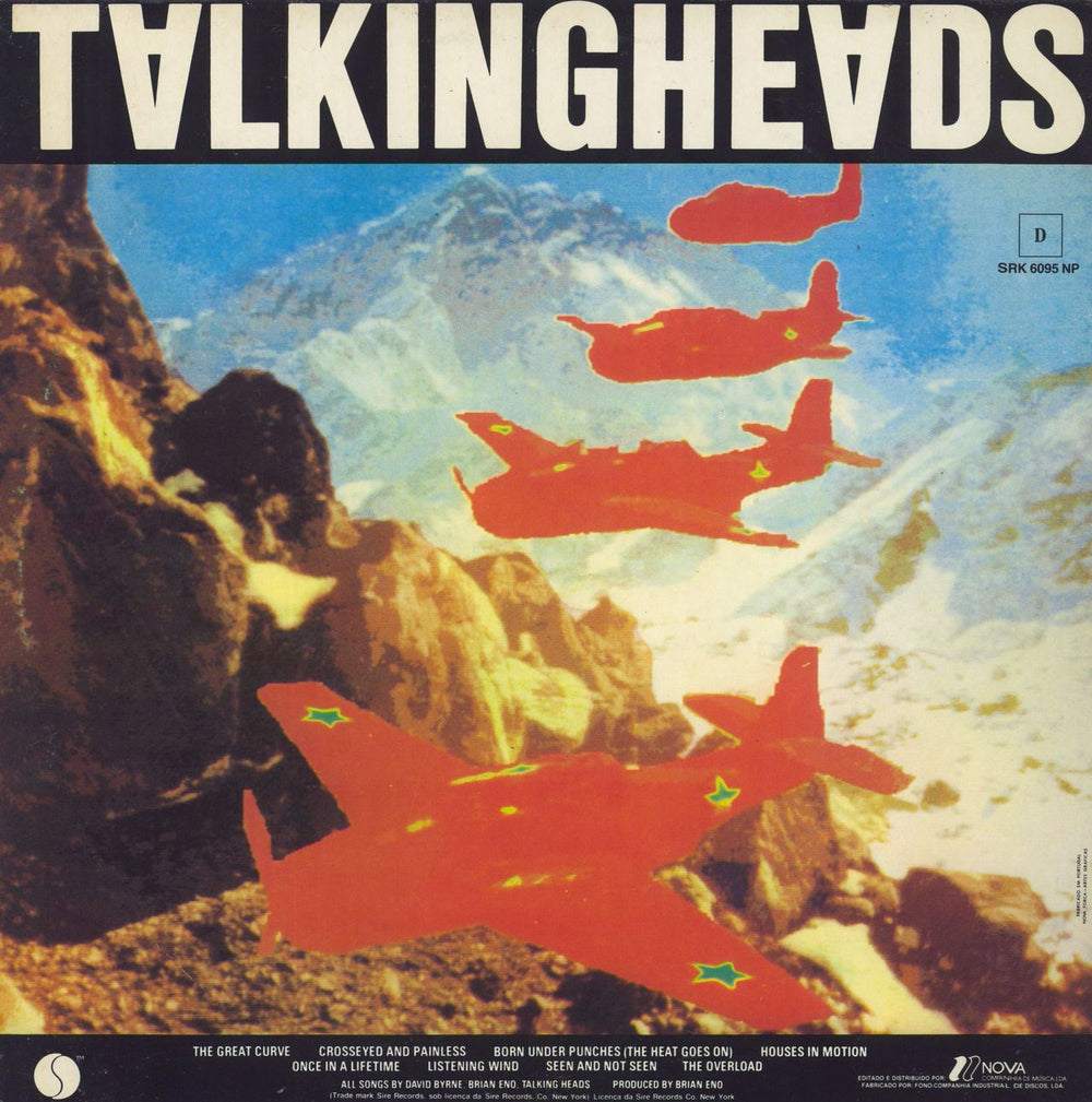 Talking Heads Remain In Light + Insert Portugese vinyl LP album (LP record)