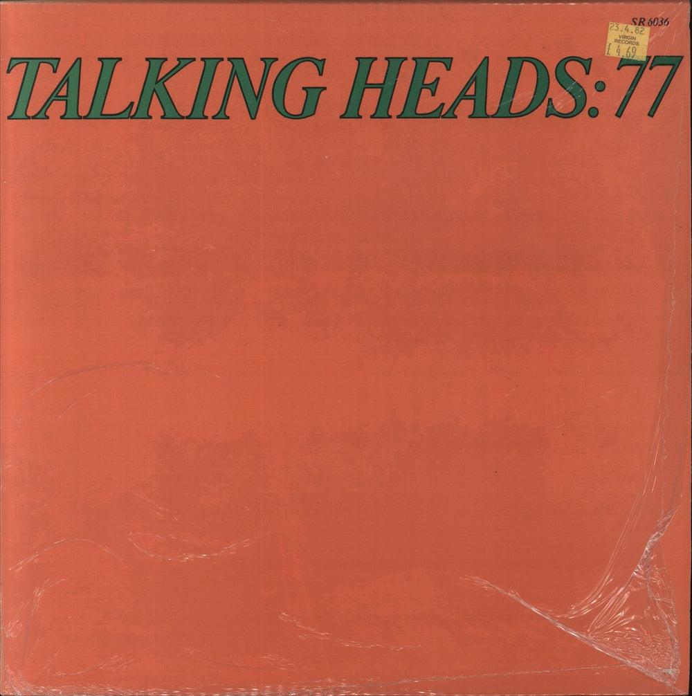 Talking Heads Talking Heads: 77 - shrink UK vinyl LP album (LP record) SR6036