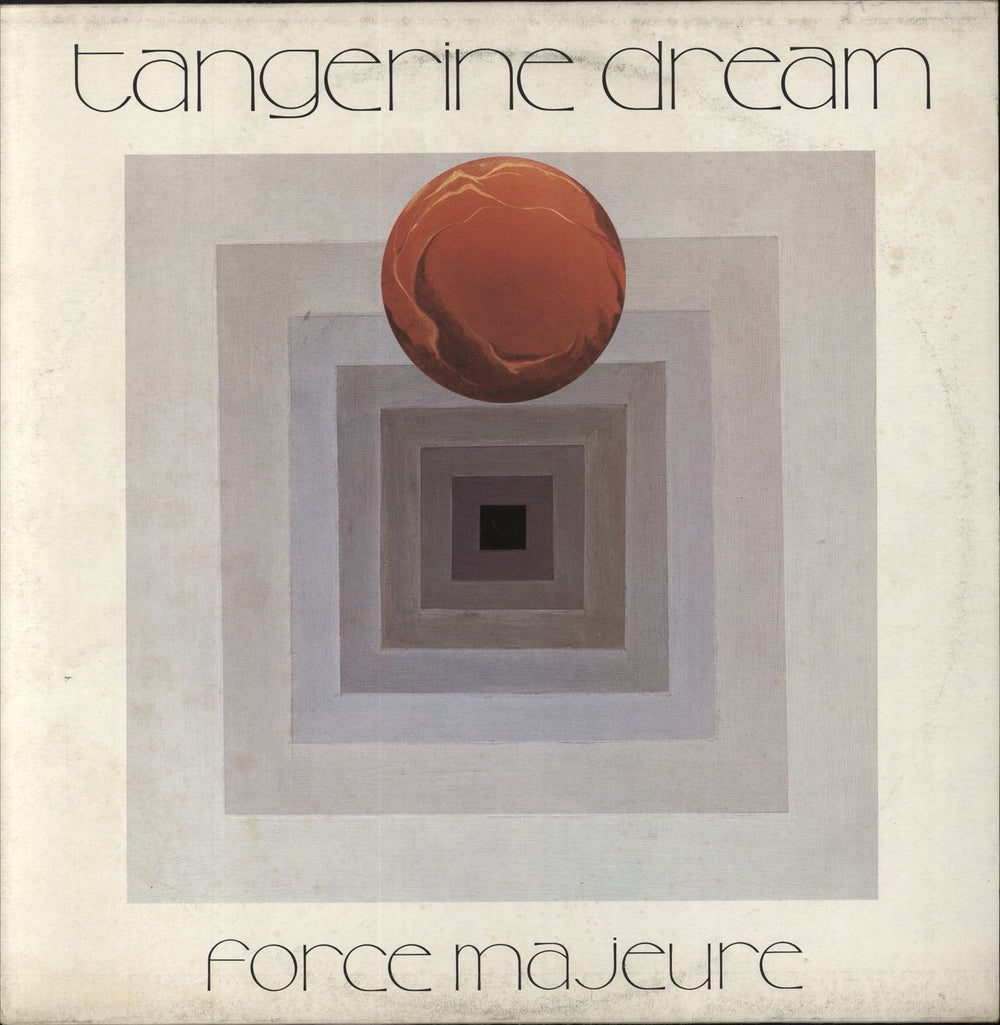 Tangerine Dream Force Majeure Italian vinyl LP album (LP record) VIL12111