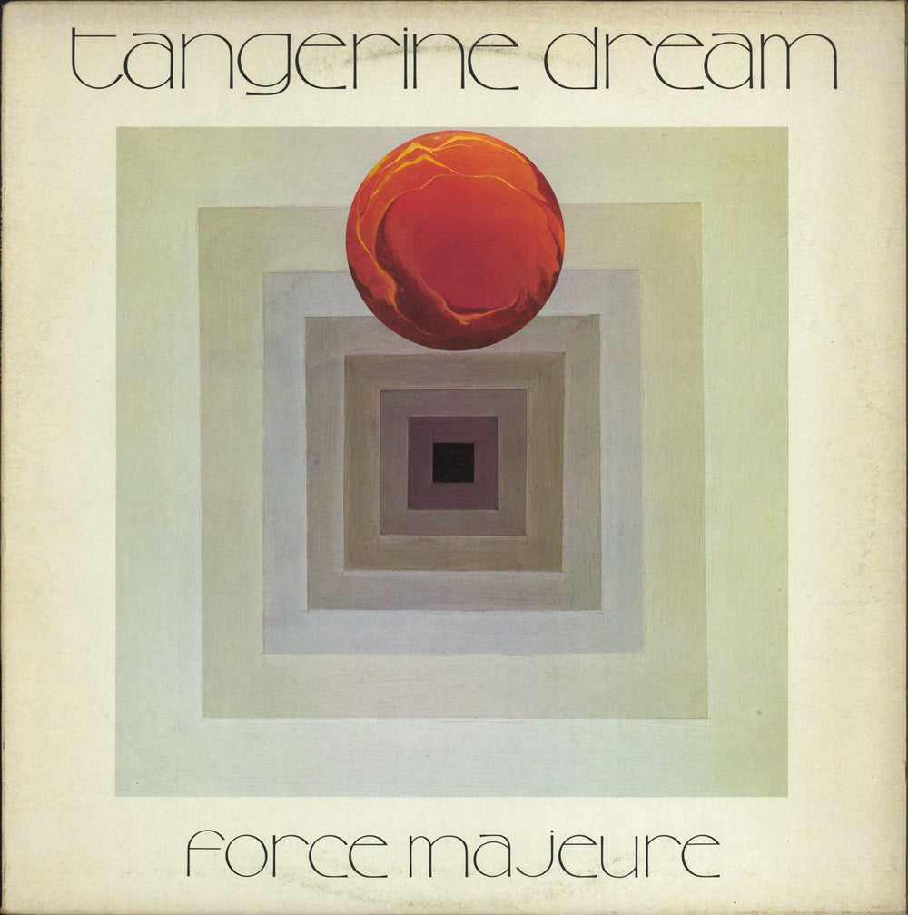 Tangerine Dream Force Majeure Italian vinyl LP album (LP record) VIL2111