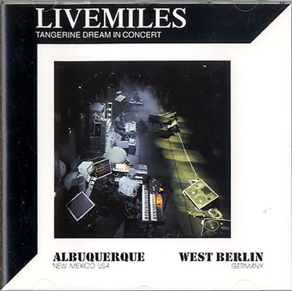 Tangerine Dream Livemiles In Concert UK CD album (CDLP) CHIP62